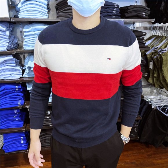 NWT L Tommy Hilfiger 78J2112 410 Sweater - Picture 1 of 6